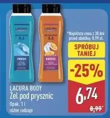 ALDI Żel pod prysznic exotic Lacura oferta