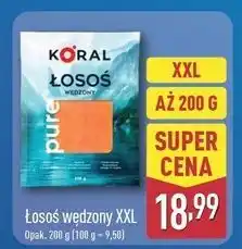 ALDI Łosoś wędzony pure Koral oferta