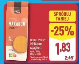 ALDI Makaron spaghetti Dobre Plony oferta