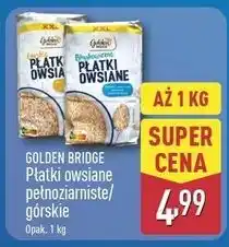 ALDI Płatki owsiane górskie Golden Bridge oferta