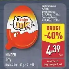ALDI Jajko z niespodzianką Kinder Joy oferta