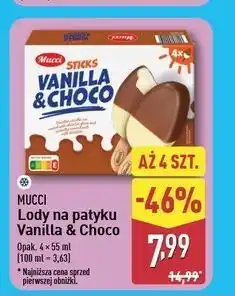 ALDI Lody vanilla & choco Mucci oferta
