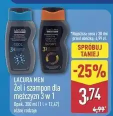 ALDI Żel i szampon sport Lacura oferta