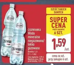 ALDI Woda lekko gazowana Cisowianka oferta