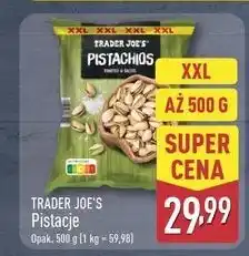 ALDI Pistacje kalifornijskie Trader Joe's oferta