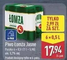 ALDI Piwo Łomża Jasne (Dawniej Export) oferta