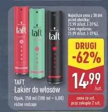 ALDI Lakier do włosów ultra strong Taft Volume oferta