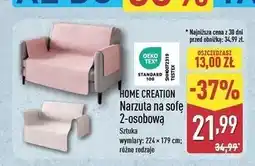 ALDI Narzuta na sofę pikowana 224 x 179 cm Home Creation oferta
