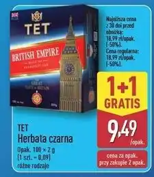 ALDI Herbata Tet British Empire oferta
