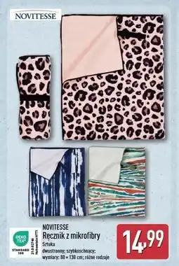 ALDI Ręcznik z mikrofibry 80 x 130 cm Novitesse oferta