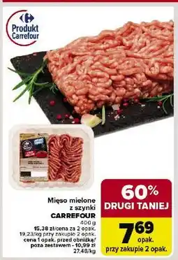 Carrefour Mięso mielone z szynki wieprzowej Carrefour Targ Świeżości oferta