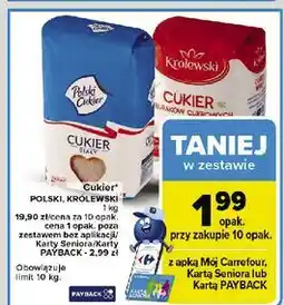 Carrefour Cukier z buraków cukrowych Królewski oferta