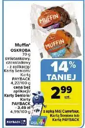Carrefour Muffin śmietankowy Oskroba oferta