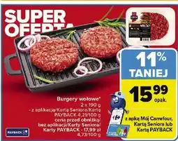 Carrefour Burger wołowy oferta
