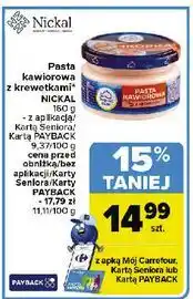 Carrefour Pasta z kawiorem krewetka Nickal oferta