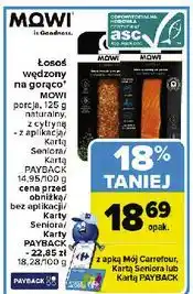 Carrefour Łosoś wędzony na gorąco naturalny Mowi oferta