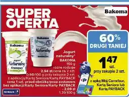 Carrefour Jogurt naturalny Bakoma Kremowy oferta