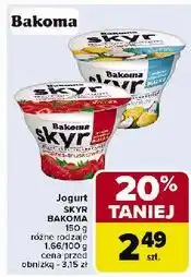Carrefour Jogurt malina- truskawka Bakoma Skyr oferta