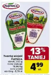 Carrefour Twaróg tłusty Piątnica Wiejski oferta
