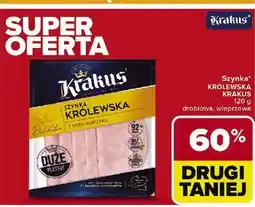 Carrefour Szynka królewska z fileta kurczaka Krakus Animex oferta