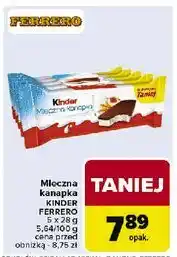 Carrefour Baton Kinder Mleczna Kanapka oferta