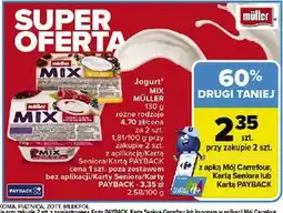 Carrefour Jogurt milk cream balls Muller Mix oferta
