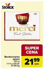 Carrefour Bombonierka czerwona Storck Merci oferta