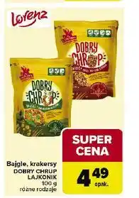 Carrefour Bajgle z ziołami prowansalskimi Lajkonik Dobry Chrup oferta