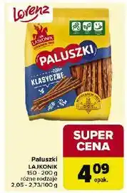 Carrefour Paluszki słone Lajkonik oferta