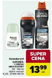 Carrefour Dezodorant invisi clear Garnier Mineral oferta