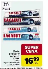 Carrefour Pasta do zębów white Lacalut Flora oferta