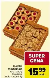 Carrefour Ciastka kruche Złotokłos oferta