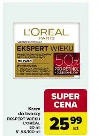 Carrefour Krem na dzień L'oreal Ekspert Wieku 50+ oferta