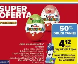 Carrefour Jajko niespodzianka Kinder Niespodzianka oferta