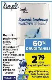Carrefour Ręcznik kuchenny Simpl oferta