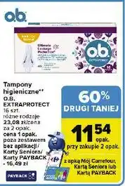Carrefour Tampony normal O.b. Extra Protect oferta