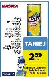 Carrefour Napój lemon Nestea oferta