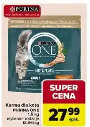Carrefour Karma dla kota adult kurczak i pełne ziarna Purina One oferta
