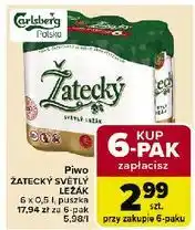 Carrefour Piwo Zatecky Svetly Lezak oferta