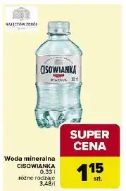 Carrefour Woda niegazowana Cisowianka oferta