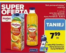 Carrefour Sok pomarańczowy Hortex oferta