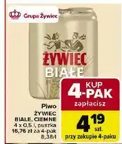 Carrefour Piwo Żywiec Białe oferta