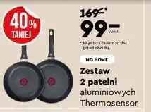 Biedronka Zestaw patelni thermo sensor Mg Home oferta