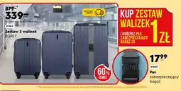 Biedronka Zestaw walizek egret Wings oferta