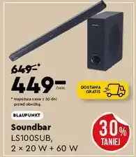 Biedronka Soundbar ls200sub Blaupunkt oferta