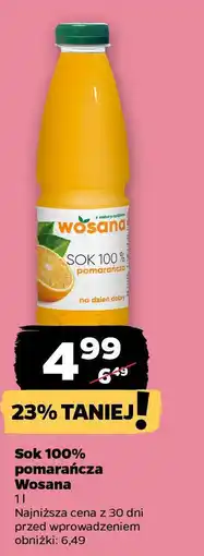 Netto Sok 100% pomarańcza Wosana oferta