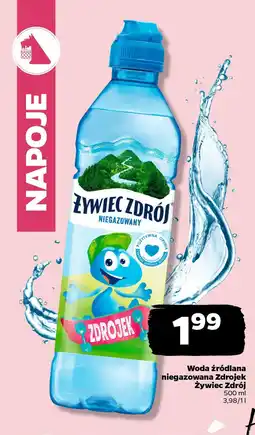 Netto Woda źródlana niegazowana Zdrojek Żywiec Zdrój oferta