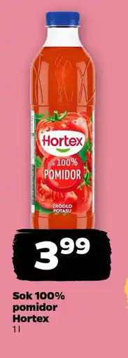 Netto Sok 100% pomidor Hortex oferta