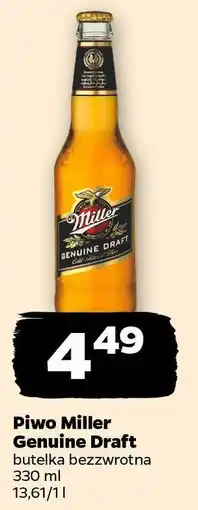 Netto Piwo Miller Genuine Draft oferta