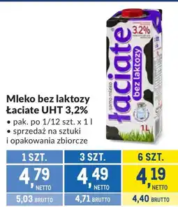 Makro Mleko bez laktozy Łaciate oferta